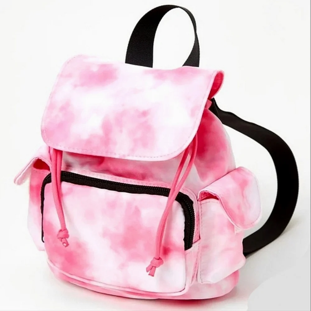 Claire's Pink Tie Dyed Mini Backpack Purse! NWT'S! 🩷🤍